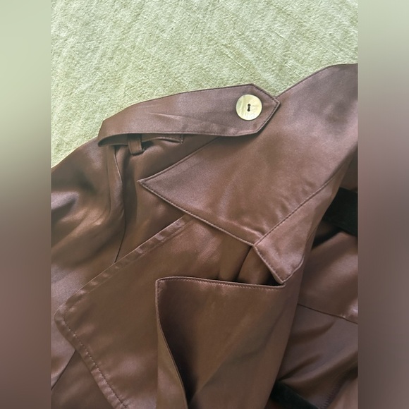 Silk95Five Kensington Trench Charmeuse size medium - Picture 3 of 9